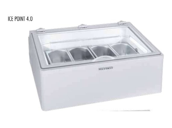 Espositore Ice Point 4.0 per gelato mantecato e su stecco